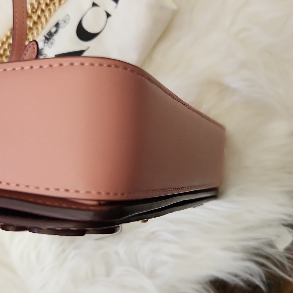Coach Custom Tea Rose Dinky Peony Pink - Picture 7 of 16